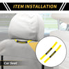 Jeep Wrangler (2011-2023) - Yellow Grab Handle 2 x Headrest Grab Handles