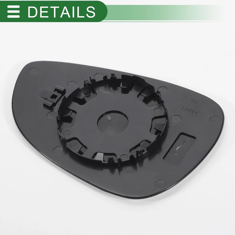 Ford B Max Right Side White Convex Mirror Glass (2012-2018)