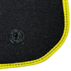 Ferrari 812 GTS (2020-2023) - Yellow Trim Carbon Fiber Floor Mats
