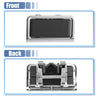 Mercedes-Benz - Plastic Black Silver Tone Armrest Latch Lid