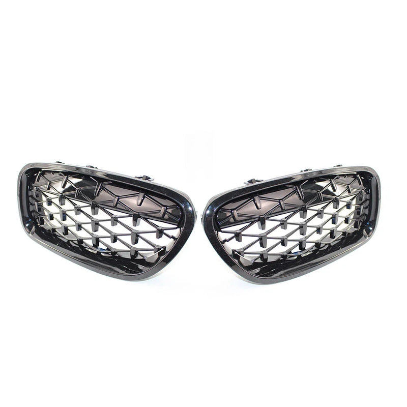 BMW 5 Series F10 F18 Diamond Front Kidney Grille (2010-2017)