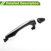 Hyundai Kia Silver Tone Rear Exterior Door Handle (2011-2016)