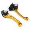 Kawasaki KX450F GOLD Pivot Dirt Clutch Brake Levers (2006-2012)