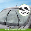 Jeep Compass (2011-2017) Black Windshield Washer Nozzle 2 x
