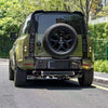 Land Rover Defender 90 110 Rear Bumper Exhaust Tips (2020-2025)