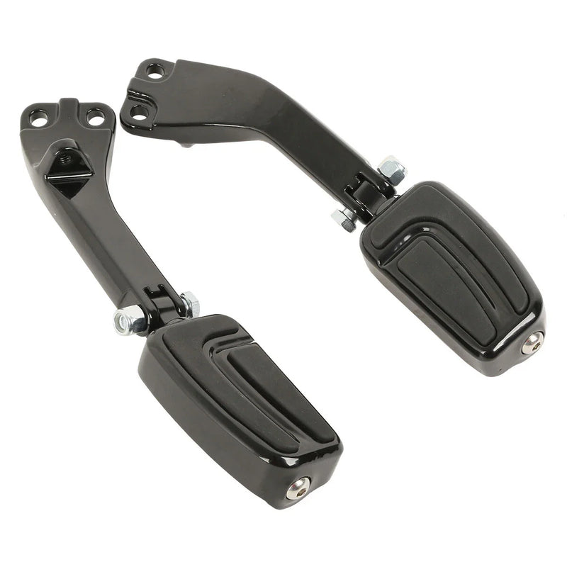 Harley Dyna Super Glide Low Rider Black Rear Footpeg Mount Bracket (06-17)