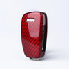 Audi A3 A4 TT Q3 Red Carbon Fiber Key Fob Cover (2013-2020)