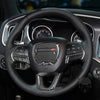 Carbon Fiber Parts Steering Wheel Cover Control Trim Fits Challenger 2015+