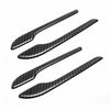 Tesla Model 4 x Carbon Fiber Door Side Handle Protector Sticker Decor Trim