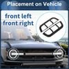 Ford Bronco  - 2 x Front Left & Right Headlight Trim Bezels