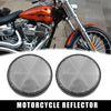 2 x 56mm White Universal Round Reflective Self-Adhesive Reflector