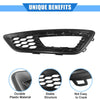 Ford Focus Front Bumper Fog Light Mesh Grille Cover (2015-2017)