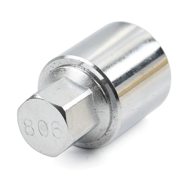 Jeep Renegade, Cherokee Silver Anti-theft Wheel Bolt Lock Nut Key (2015-2023)