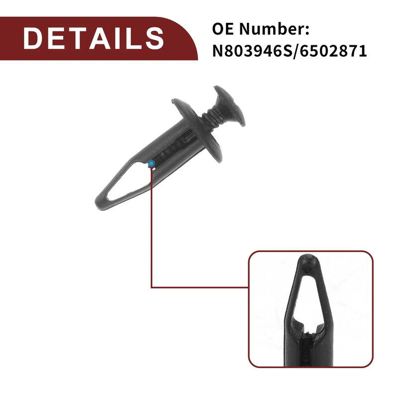 Chrysler 200, Pacifica (2011-2014) - 100 Pcs Front Fender Skirt Clips