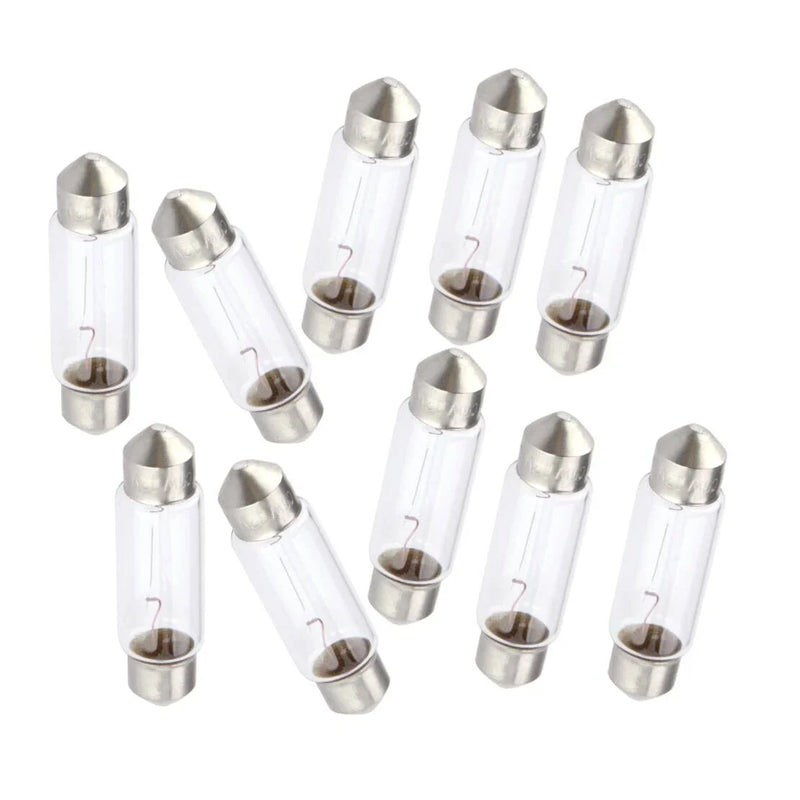 C3 10 x 39mm C5W White Car Interior Map Dome Light Bulbs (2002-2010)