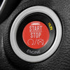 Dodge Charger Challenger Red Engine Start Stop Button Cover Sticker (2015-2021)