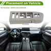 Chevy Silverado Front Left Side Window Switch Bezel Cover