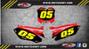 Honda CRF 250 Stickers Decals DIGGER STYLE Custom Number Plates (04-09)