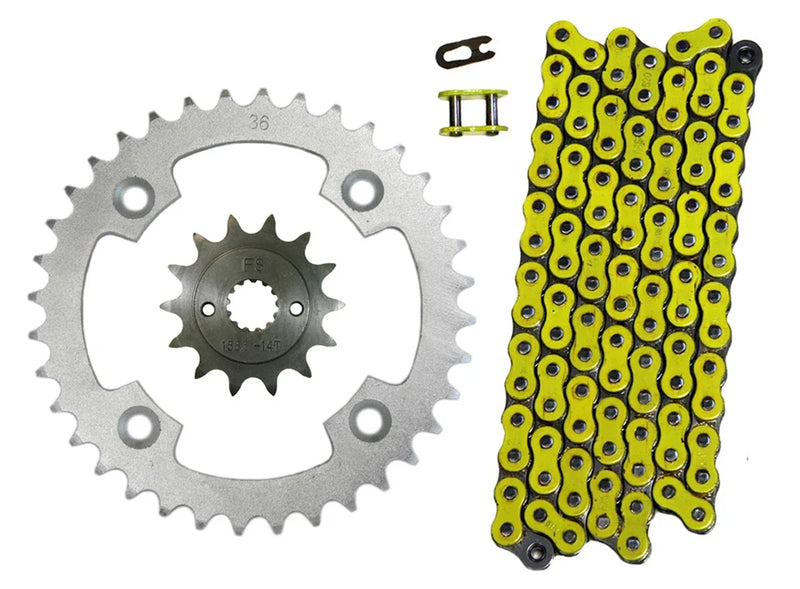 Suzuki LT-R450 Quadracer Drive Chain & Sprockets 520x96/14/36 (2007–2009)