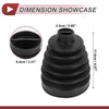 BMW 328i Outer CV Joint Boot Kit with Clamps (2007-2016)