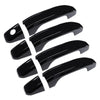 GMC Sierra 1500 2500 3500 HD Black Side Door Handle Cover Trim (2014-2019)
