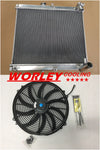 Mazda RX-7 FC S4 Turbo II 3ROW Aluminum Radiator & Fan (1987-1988)