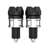 Motorcycle ATVs Silver CNC Aluminum Handlebar Grips Bar End Cap Plugs