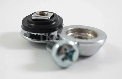 Toyota Hilux Chrome Bolt Nut Screw Rear Cab Latch Lock (2005-2014)