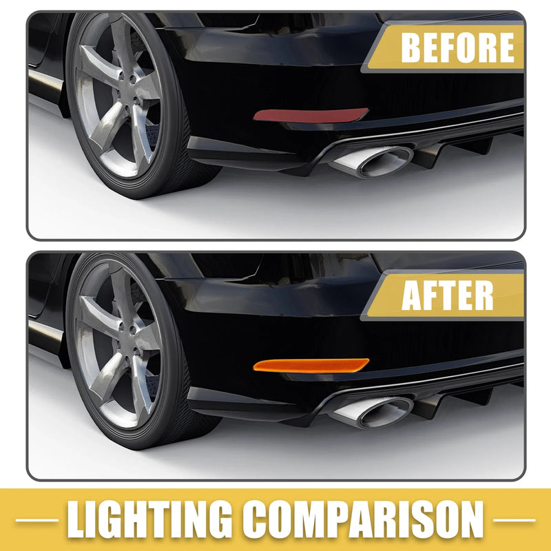 Mercedes (2010-2015) - 1 Pair Front Bumper Side Marker Light