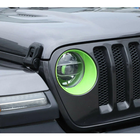 Jeep Wrangler JL 2 x Headlight Cover Trim (2018-2021)