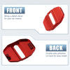 Dodge Charger (2020-2023) - Stainless Steel Red 4 x Car Door Lock Latch Covers