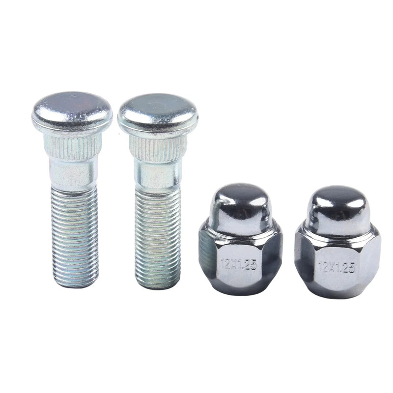 Forester Set of 4 Thread Size 1.25 Wheel Hub Bolt Stud & Nut Set