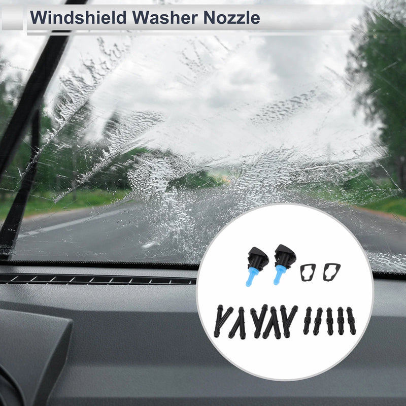 Jeep Windshield Washer Nozzle & 5 x Hose Connectors (2011-2018)