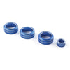 Honda Civic AC Climate Control Knob Ring Cover 4 x Blue (2022 - )