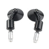 Universal Motorbike CNC Black 7/8" Round Bar End Mirrors