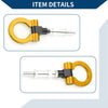 Honda S2000 (2000-2009) - Metal, Golden, 1 x Piece Tow Hook Ring 20.4cm