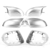 Audi A8 D4 (2010-2017) Silver 6 x Rearview Mirror Cover Caps