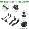 Lincoln Zephyr 4pcs Front Suspension Kit Outer Tie Rod Ends (2006-2006)