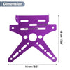 Motorcycle Motorcycle Plate Mount 26x10 mm Aluminum Alloy Purple Hole