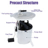 Dodge Durango V8-5.7L Electric Fuel Pump Assembly (2011-2011)