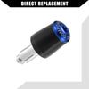 Honda Motorcycle - Black Blue 2 x 7/8" Handlebar End Plugs