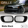 BMW 335i Matte Black Front Upper Hood Bumper Grille (2007-2013)