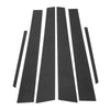 Lexus ES (1997-2001) Carbon Fiber Black 6 Pcs Door Pillar Window Trim