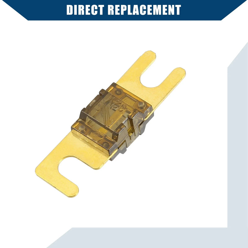 Car Motorcycle Audio - Gold Tone 10 x Mini ANL 70A Fuses