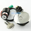 Suzuki GN125 Fuel Gas Cap, Ignition Key Switch, Seat Lock (1982-2001)