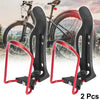 Make Model 2 x Adjustable Bicycle Bike Motorcycle Drink Holder Cup Bottle Cages Rack Red