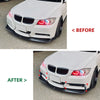 BMW E90 E91 (2005-2008) Carbon Fiber Look Front Bumper Side Air Vent Trim