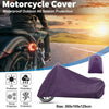 Moto Scooter Waterproof Purple XXL Motorcycle Cover