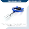 Mitsubishi Lancer Evolution  - Blue Tow Hook Ring 23.5cm