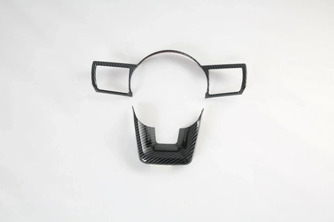 Nissan Rogue Carbon Fiber Steering Wheel Button Cover Trim (2021-2023)